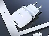 Зарядний пристрій 220 В USBx1 з кабелем USB — Type-C Hoco N1 Ardent 120 шт 8134, фото 5
