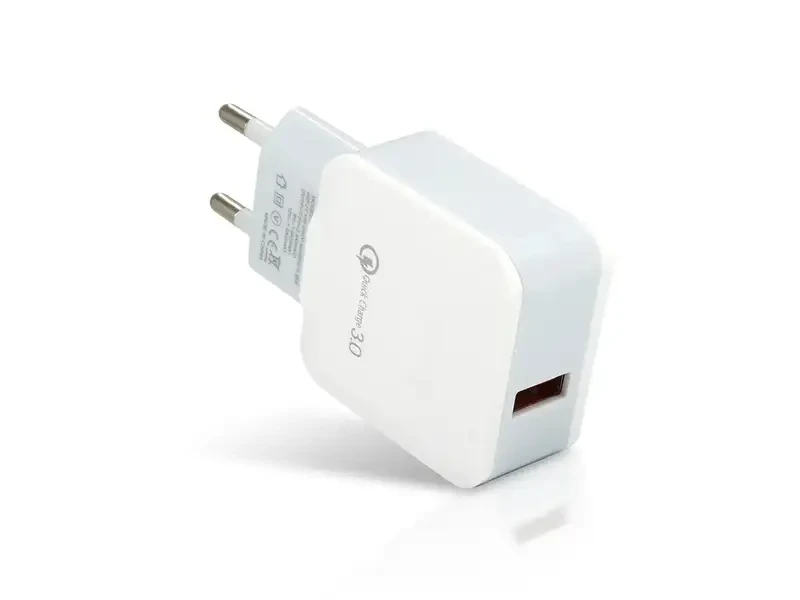 Зарядний пристрій 220 В 2,4 А QC3.0 USBx1 51-3 250 шт 7350