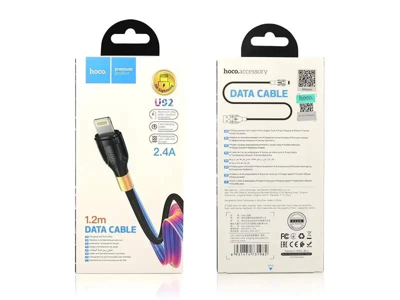 Кабель USB - Lightning Hoco U92 220шт 9925