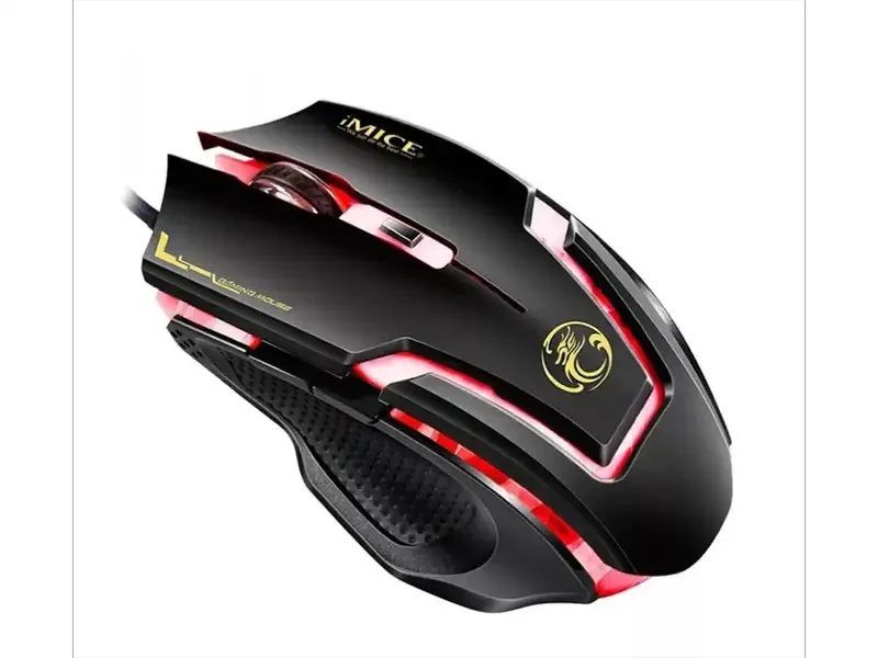 Машинка для стриження волосся Gemei GM-6001 Червона