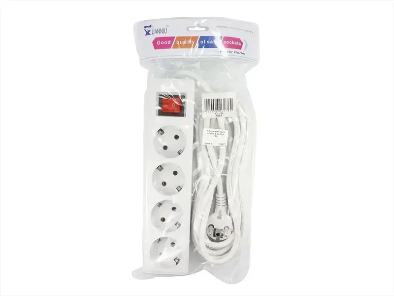Фільтр мережевий 4 розетки 5,0 м XN-04 60 шт 7991