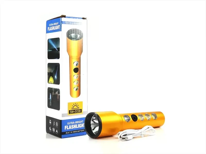 Ліхтар ручний 5W+3COB 2102 120 шт 7511