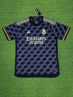 S-4XL  Футболка Реал Мадрид 2023-2024 Adidas Real Madrid Fans Version Away Authentic Jersey Concept