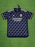 S-4XL Футболка Реал Мадрид 2023-2024 Adidas Real Madrid Fans Version Away Authentic Jersey Concept