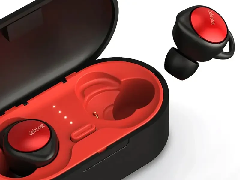 Гарнітура Double з кейсом Bluetooth TWS Celebrat FLY-4 40 шт 7762, фото 1