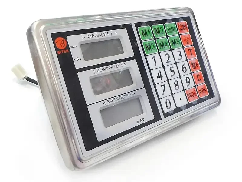 Дисплей (голова) BITEK для платформних ваг TCK 20 шт 8170, фото 1