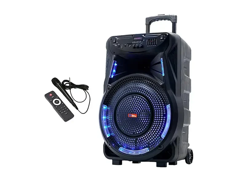Акустична переносна колонка SS-7474 400 Вт 15" 0х0х0см USB/SD/FM/BT/MIC/ДК 1 шт 9066
