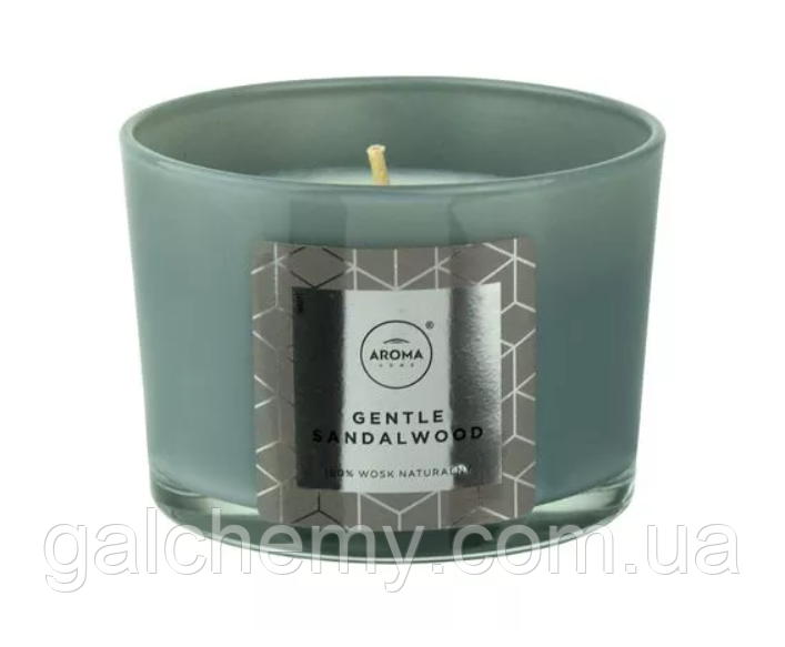 Ароматична свічка Elegance - Gentle Sandalwood (115 г) ТМ Aroma Home
