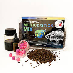 Method/Stick Mix Rybalych 4в1 Кальмар-Восьминіг 400г (RYB-MSM003)