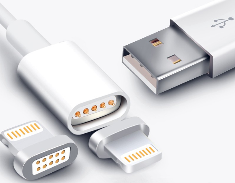 Магнітний USB-кабель для iphone 5, 5C, 5S,5SE, ipad 4, mini, mini 2, air