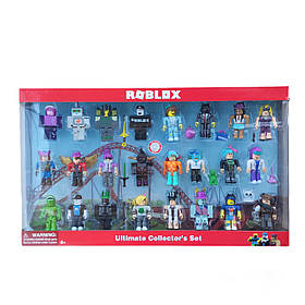 Колекційні фігурки герої Роблокс 24 фігурки Heroes of Robloxia ROBLOX великий подарочний набір