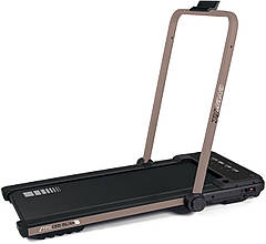 Міні бігова доріжка для дому складана електрична до 90 кг Everfit Treadmill TFK 135 Slim Rose Gold