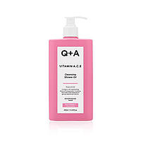 Q+A Vitamin A.C.E Cleansing Shower Oil - Витаминизированное масло для душа, 250 мл