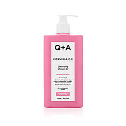 Q+A Vitamin A.C.E Cleansing Shower Oil - Вітамінізована олія для душу, 250 мл