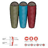 Спальний мішок Grand Canyon Kansas 190 0°C Capulet Olive Left (340019), фото 2