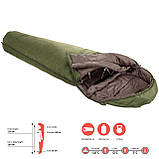 Спальний мішок Grand Canyon Kansas 190 0°C Capulet Olive Left (340019), фото 3