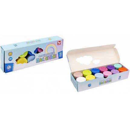 Фарба гуаш ASTRA 12 кольорів арт 301118001 пастельні кольори 20мл.(1/10), фото 1