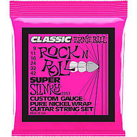 Струны Ernie Ball 2253 Classic Pure Nickel 9-42 Super Slinky