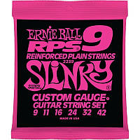 Струны Ernie Ball 2239 Reinforced Plain Strings 9-42 RPS-9 Slinky