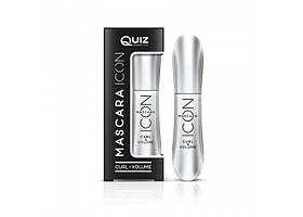 Туш для вій Quiz Mascara Icon Curl & Volume - Black (9 g)