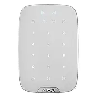 Ajax Keypad S Plus (8PD) white Беспроводная клавиатура с поддержкой защищенных карт и брелок