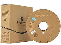 Водонепроницаемая нить Polymaker PolyTerra PLA для 3D-принтера, 1,75 мм, 1 кг, лед