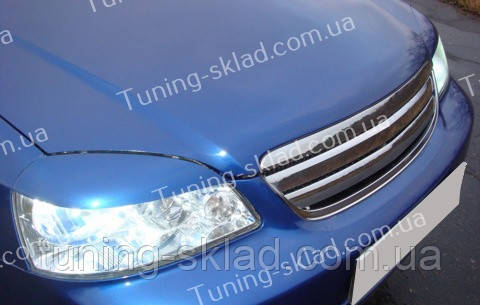 Вії Шевроле Лачетті седан (накладки на передні фари Chevrolet Lacetti sedan), фото 1