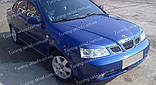 Вії Шевроле Лачетті седан (накладки на передні фари Chevrolet Lacetti sedan), фото 2