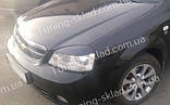 Вії Шевроле Лачетті седан (накладки на передні фари Chevrolet Lacetti sedan), фото 6