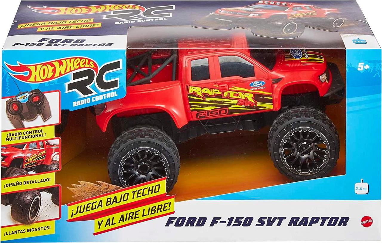 Джип Hot Wheels RC Red Ford F-150 Машинка на дистанційному керуванні Гот Вілс Форд Ф-150 червона