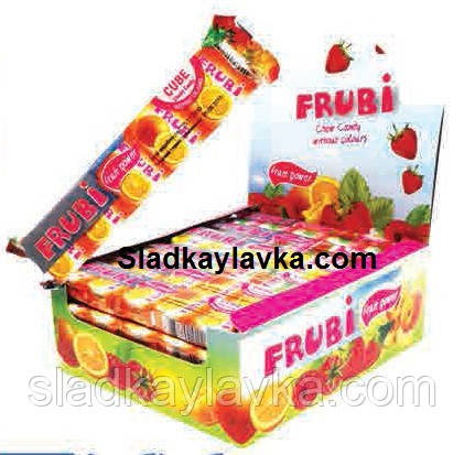 Жувальна цукерка Frubi кубик стик 24 шт (Sumi)