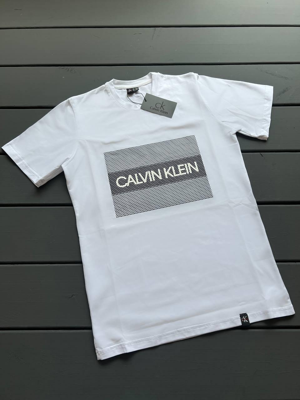 Футболка чоловіча чорна Calvin Klein. Футболка підліткова стильна Кельвін Кляйн