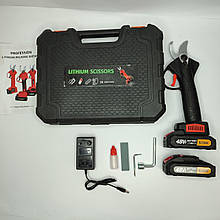 Ножиці секатор електричні Бездротові для обрізання гілок дерев