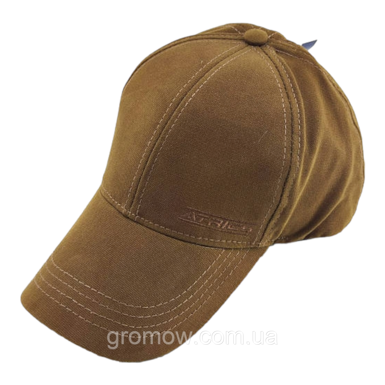 Кепка бейсболка чоловіча Atrics 54-58 розмір котонова низька посадка хакі (ББ424), фото 1