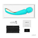 Вібромасажер LELO Smart Wand 2 Medium Ocean Blue - SO8099, фото 2