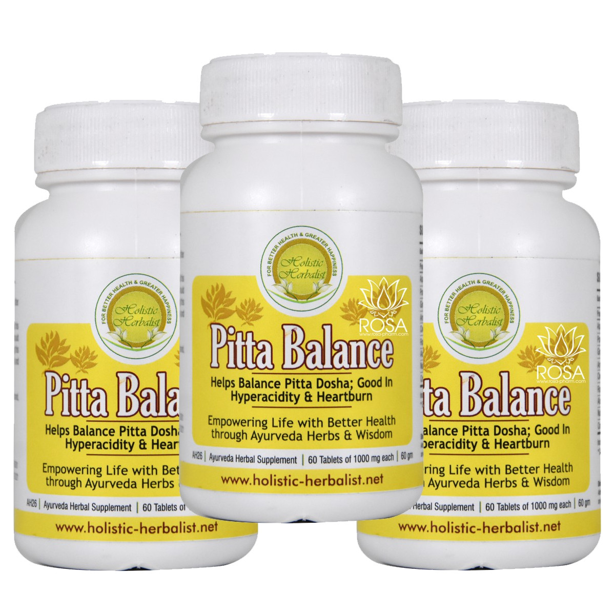 Пітта Баланс (Pitta Balance, Holistic Herbalist), 60 таблеток