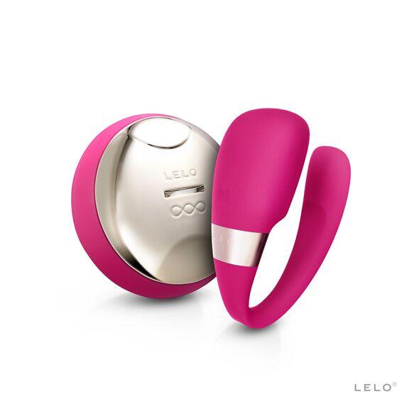 Вібратор для пар LELO Tiani 3 Cerise, 2 мотори, пульт ДК - SO8115, фото 1