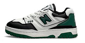 Жіночі кросівки New Balance 550 White/Black/Green