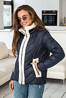 Демисезонная качественная женская куртка с отделкой