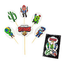 Набір цукрових топерів "Бравл Старс"