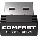 Адаптер Wifi Comfast CF-WU710N V4 2.4GHz, фото 2