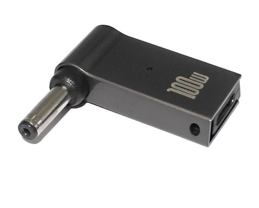 10 шт. USB Type-C адаптер DC 4.0*1.7 Lenovo для заряджання ноутбука 100W від повербанка USB або зарядки PD