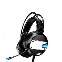 Ігрові навушники з мікрофоном XO GE-02 big game earphone Black