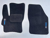 Передние коврики в салон Mazda 3 (2003-2008) ворсовые черные (Fortuna)
