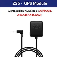 Антенна GPS Z25 для зеркала видеорегистратора E-ACE A37 A37P A38 A45 A45P Разъем 3.5 мм (толстый штекер AUX)