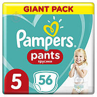 Подгузники-трусики Pampers Pants 5 (12-17кг) 56шт