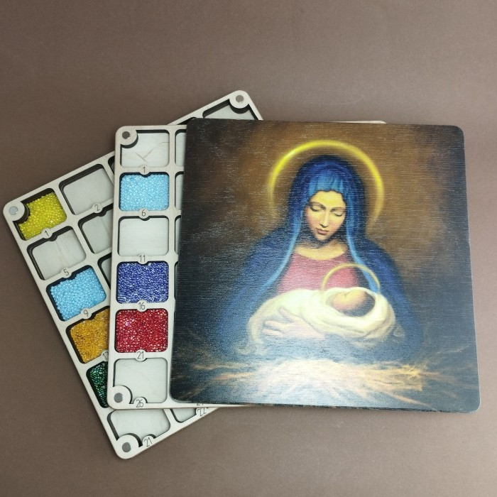 Багатоярусний органайзер для бісеру з кольоровим друком (060370), фото 1