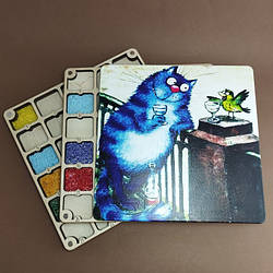 Багатоярусний органайзер для бісеру з кольоровим друком (060373м)