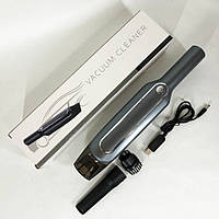 Пилосос Car vacum cleaner з акумулятором, автомобільний пилосос бездротовий. Колір: чорний