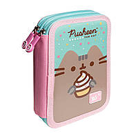 Шкільний пенал твердий YES подвійний HP-01 Pusheen